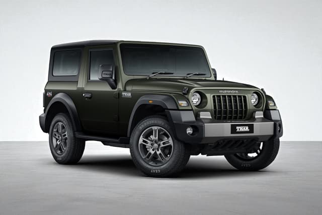 Mahindra Thar Deep Forest Color Image
